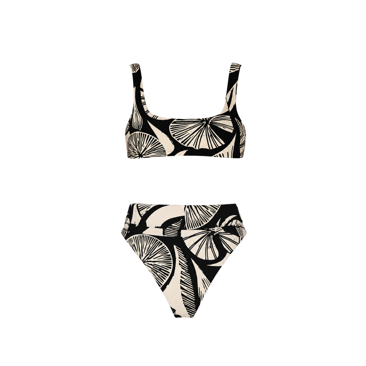Bandeau Top Black Lemon