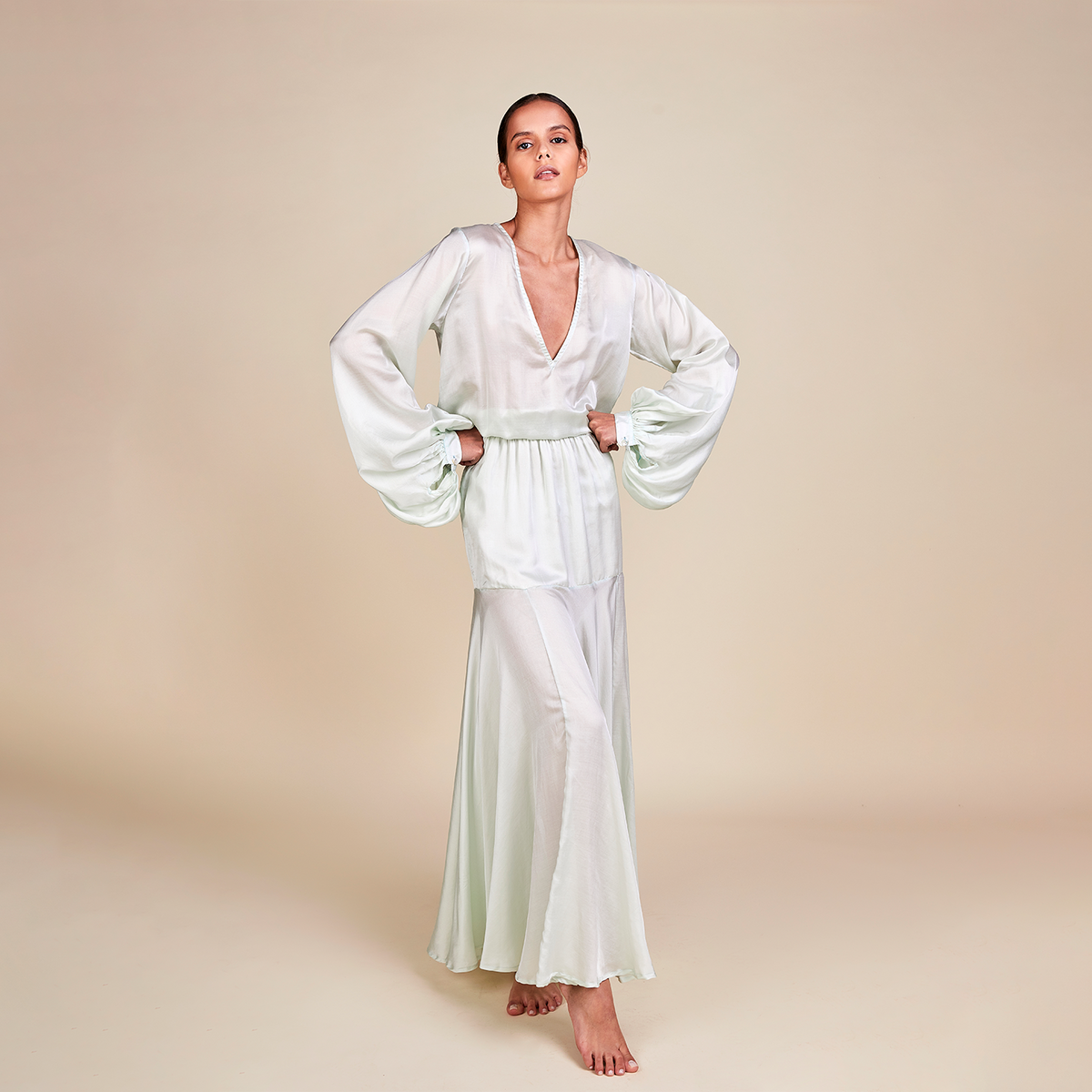 Maxi Dress Aqua