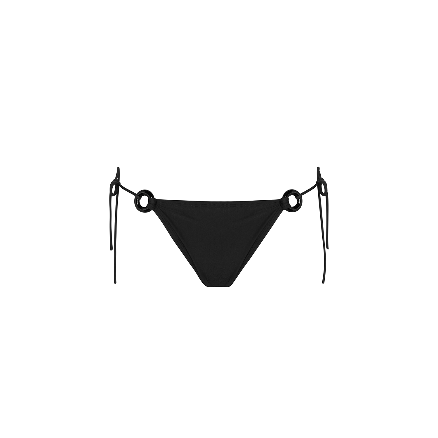 Side Tie Brazilian Bottom Black