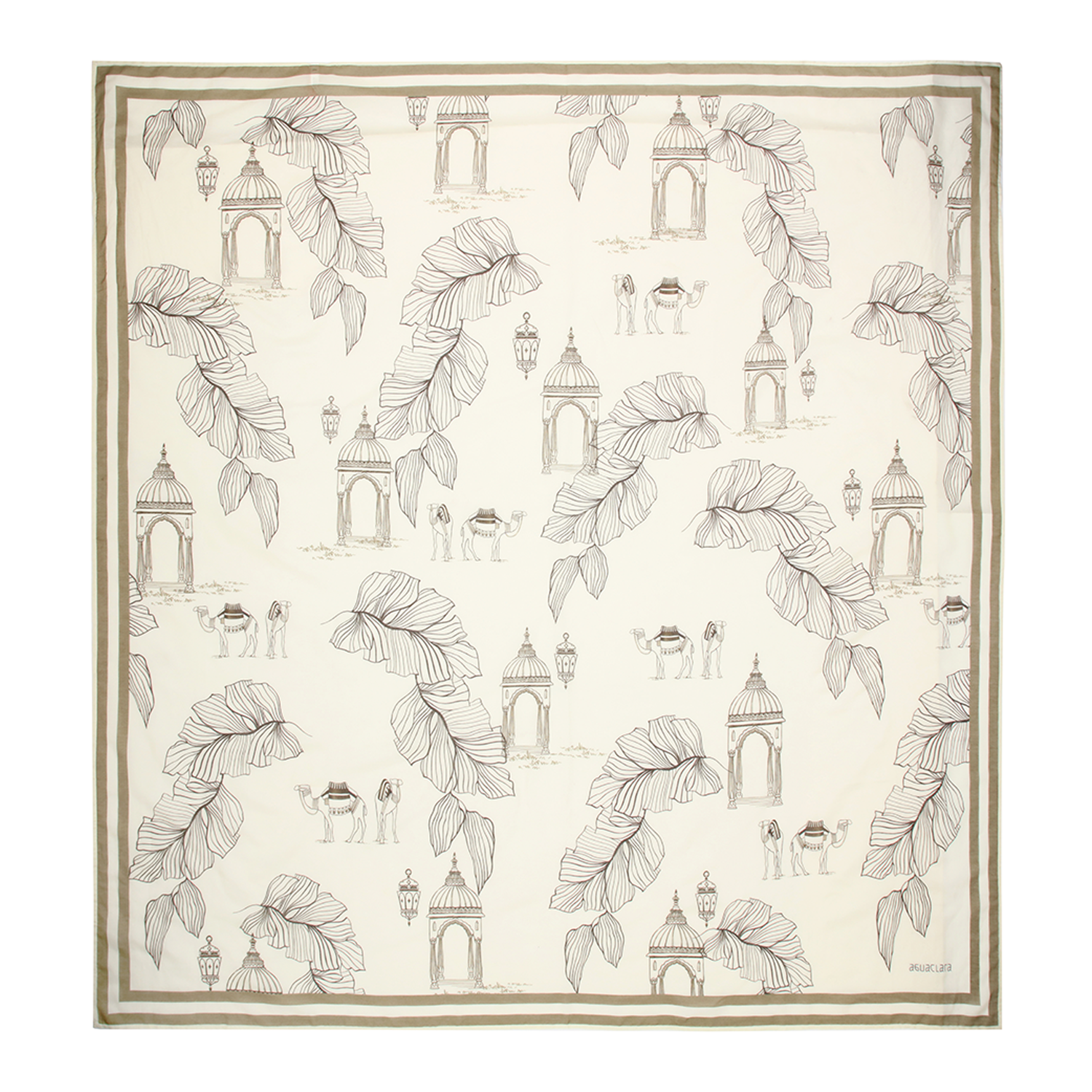 Pareo / Scarf Camel Toile