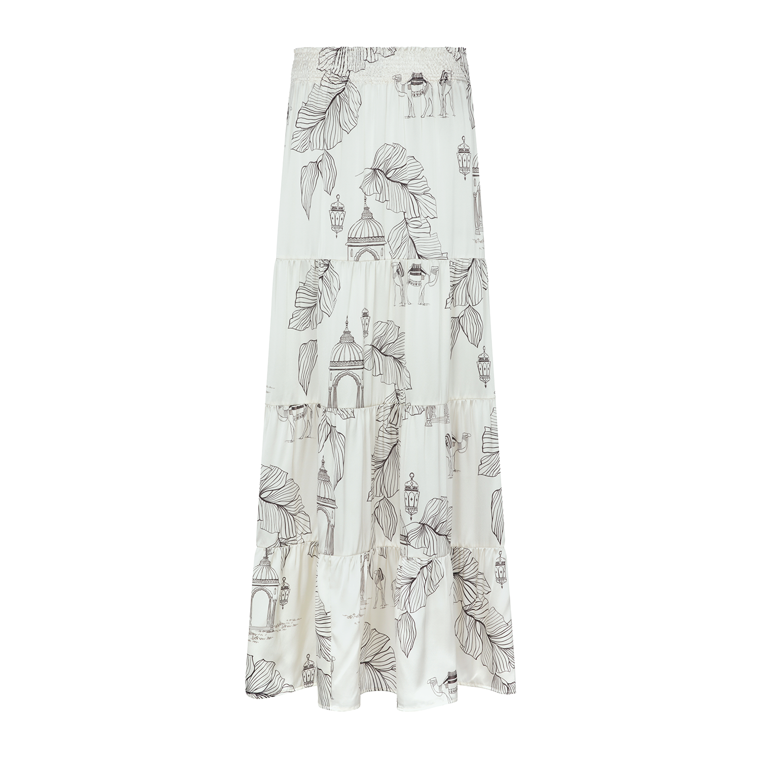Maxi Skirt Camel Toile