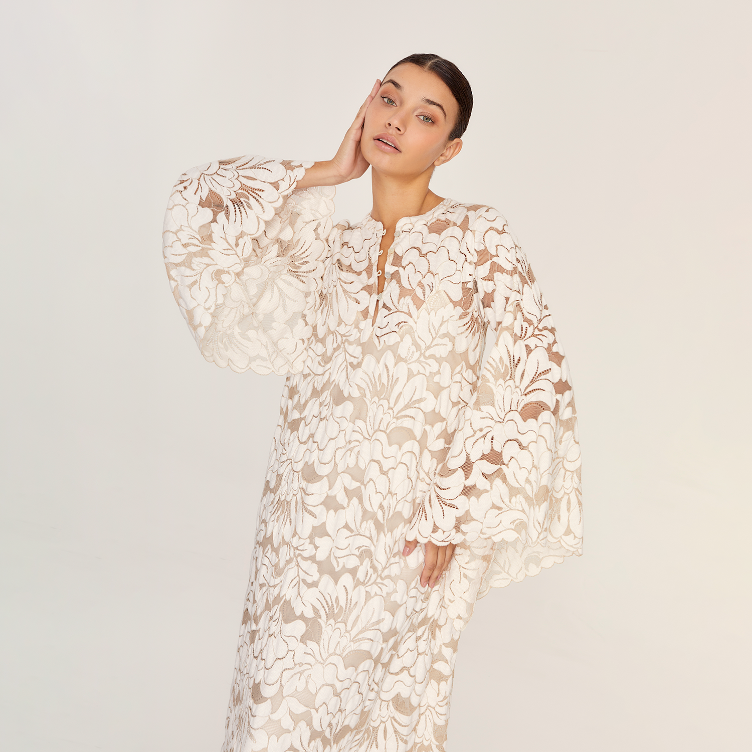 Long Tunic Creme