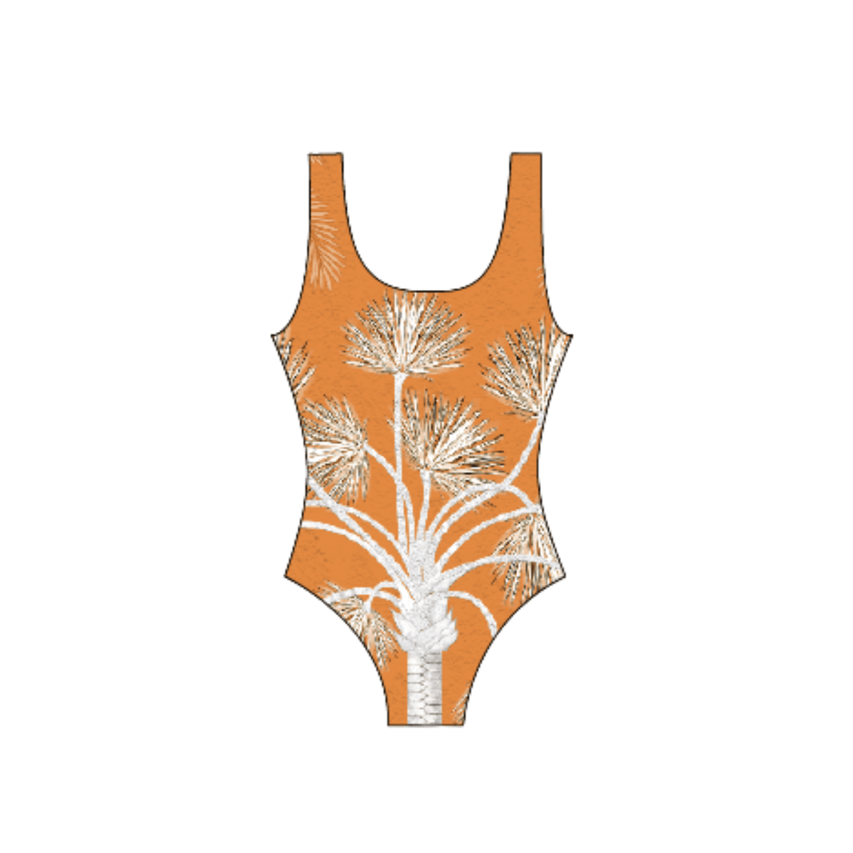 One Piece Girls Orange