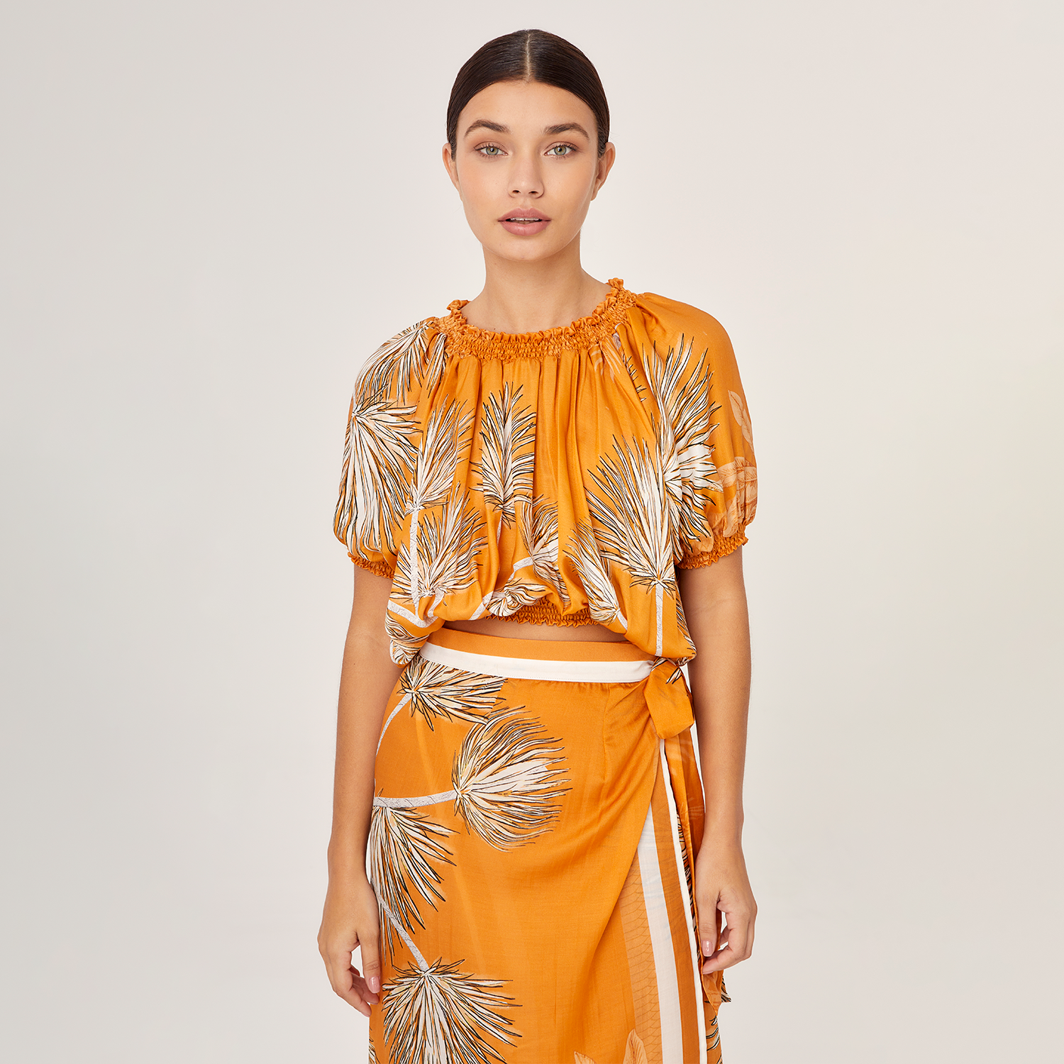 Wrap Skirt Villa Orange