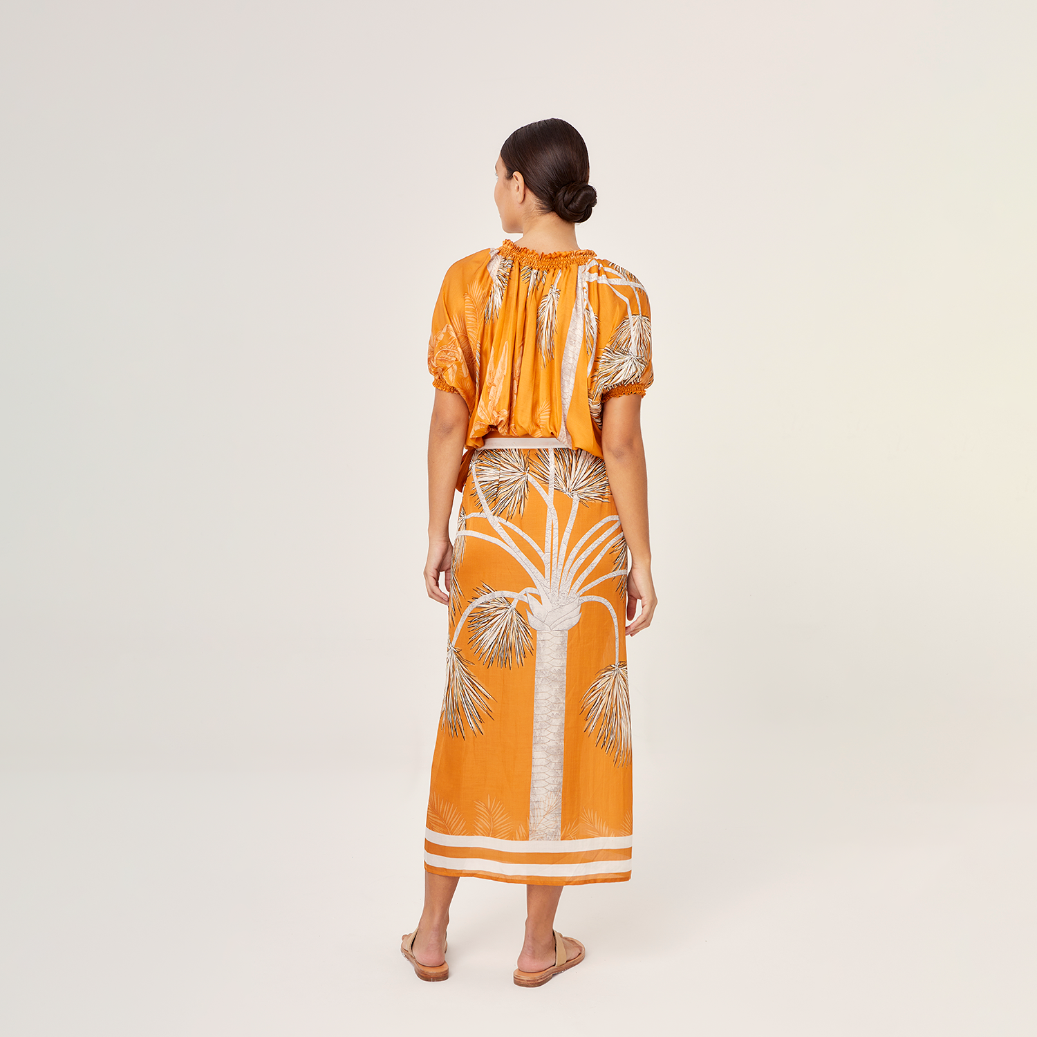 Wrap Skirt Villa Orange