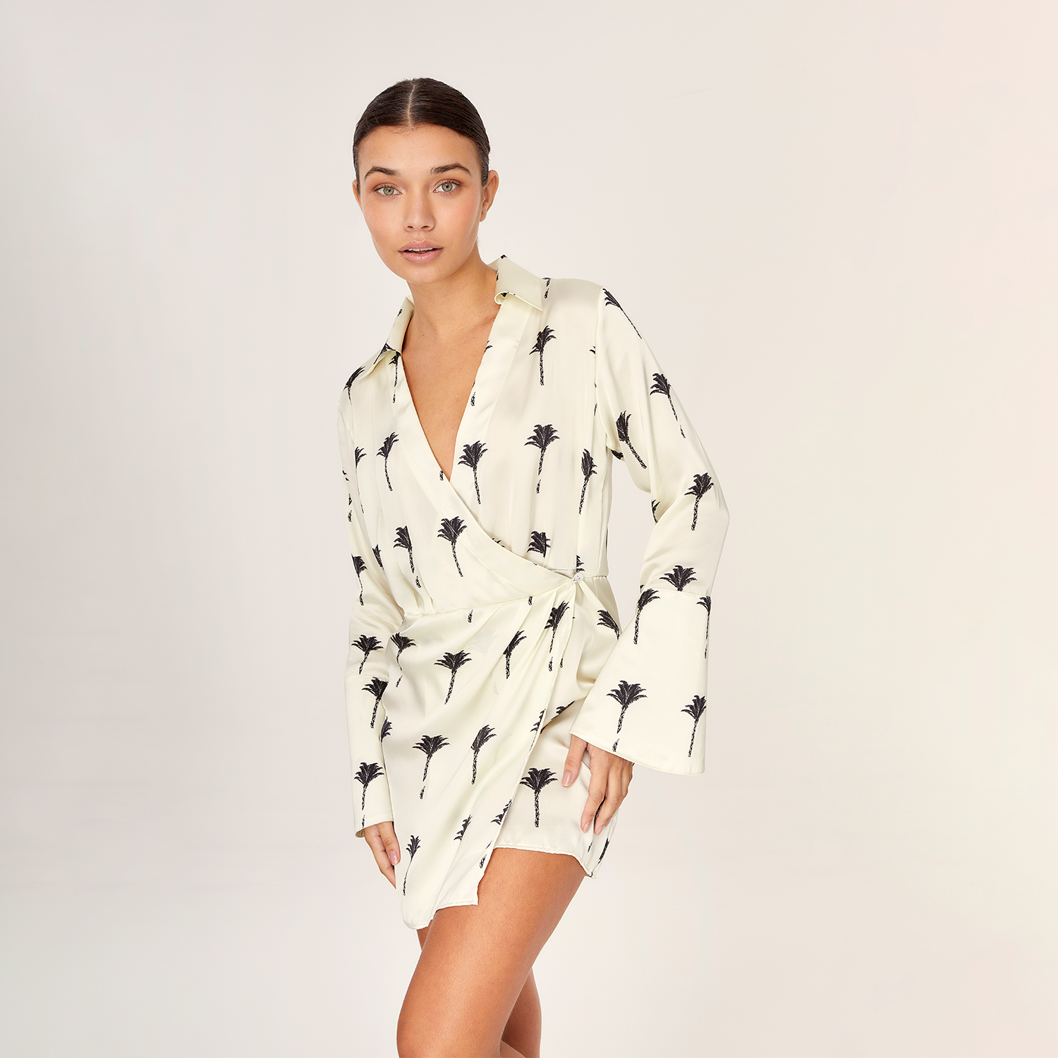 Mini Wrap Dress The Palms