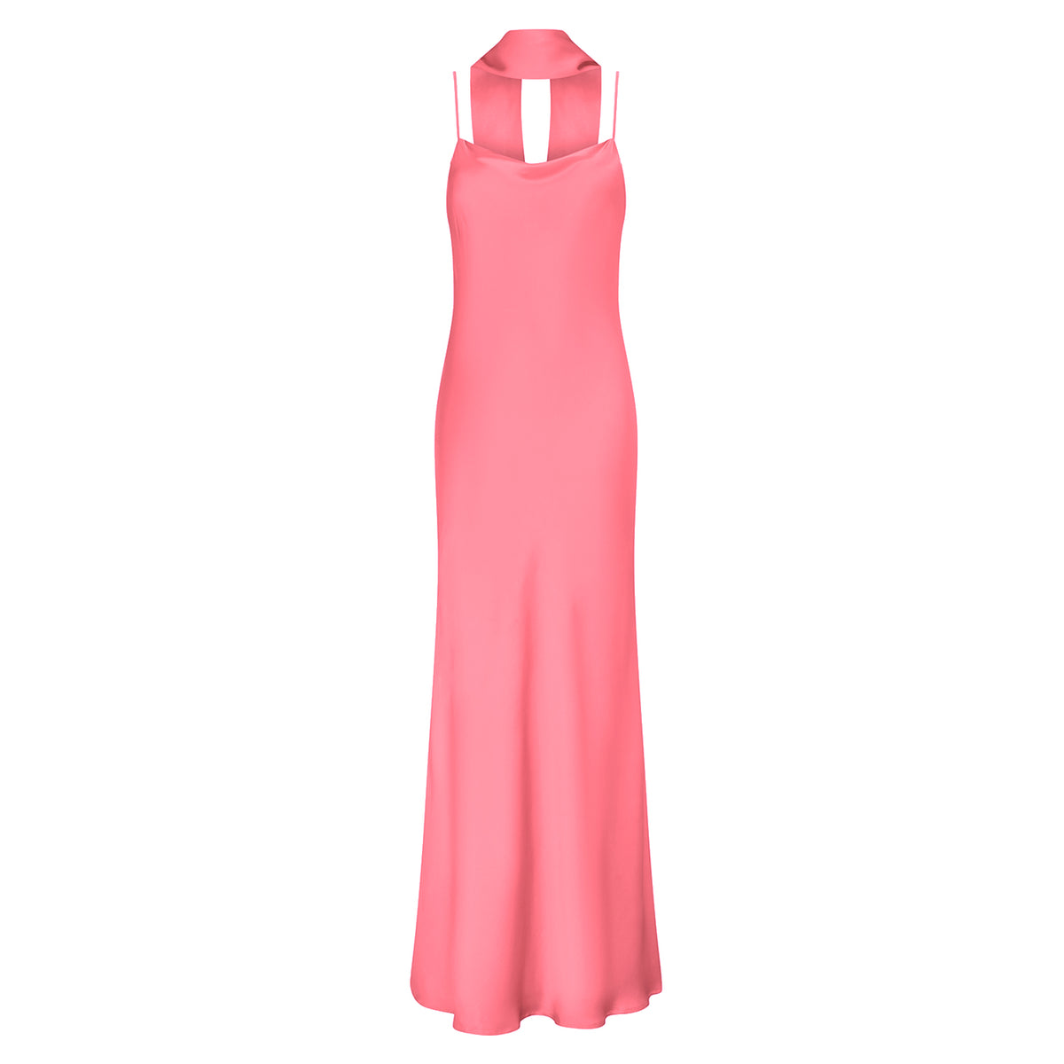 Slip Maxi Dress Pink