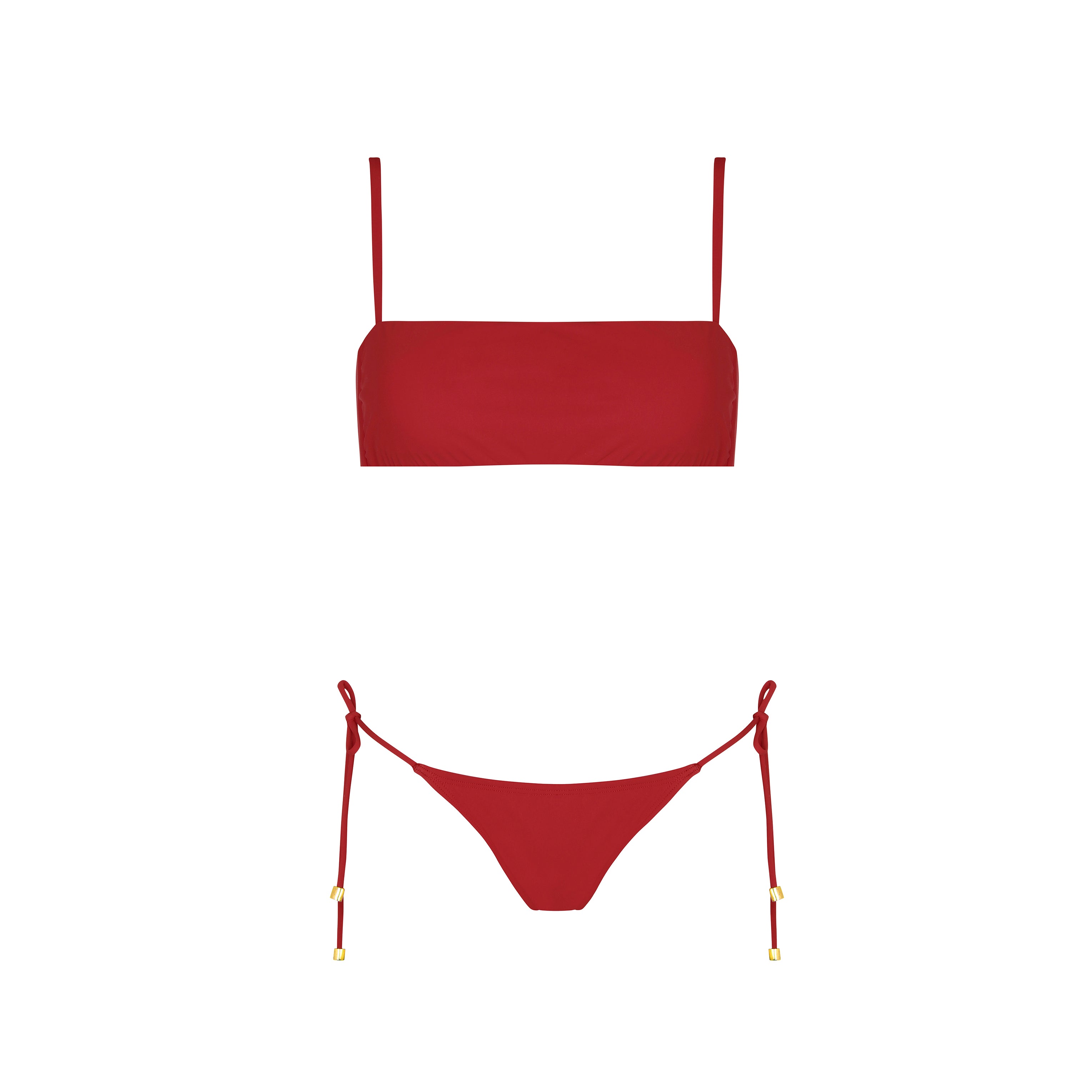 Side Tie Classic Bottom Classic Red