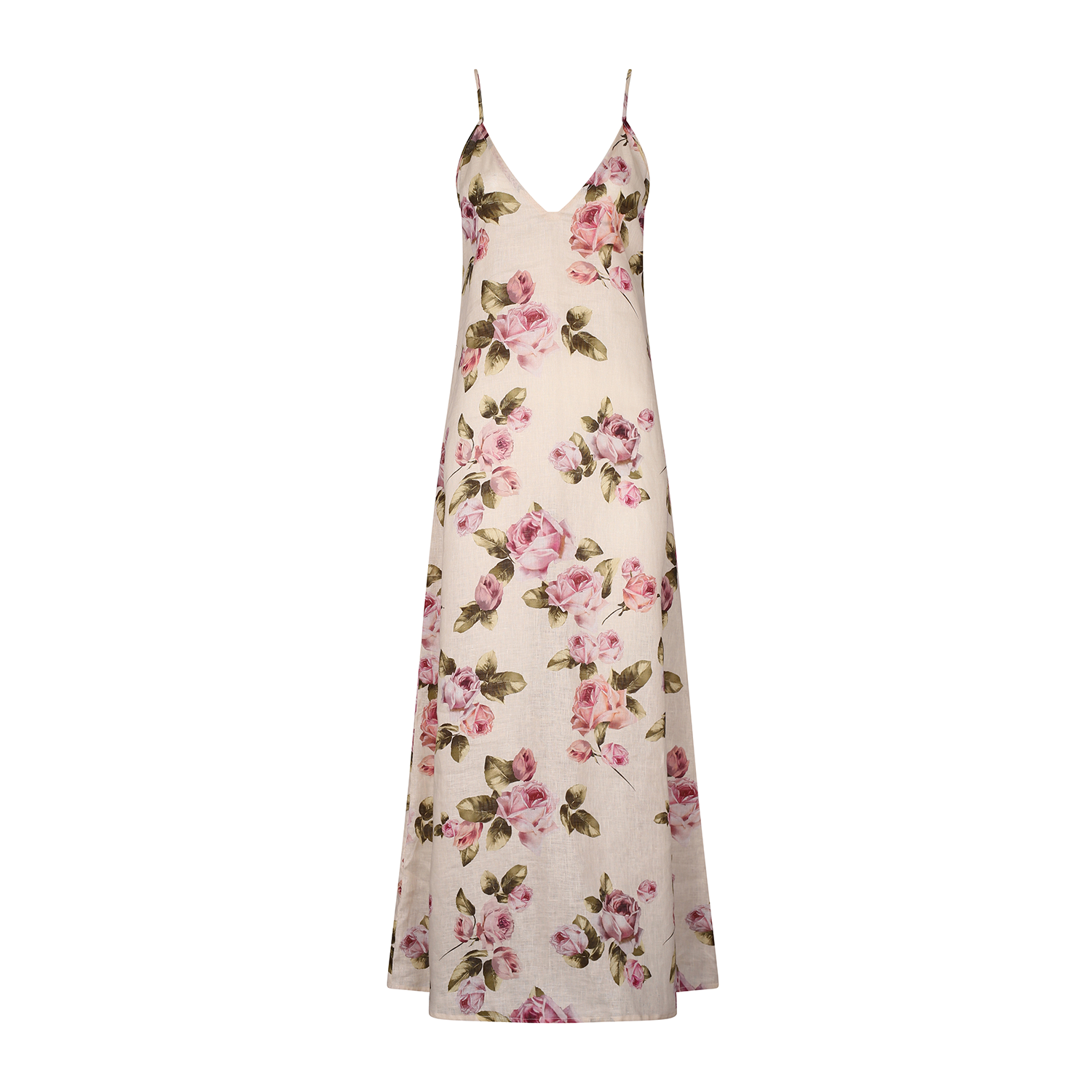 Midi Slip Dress La Rose