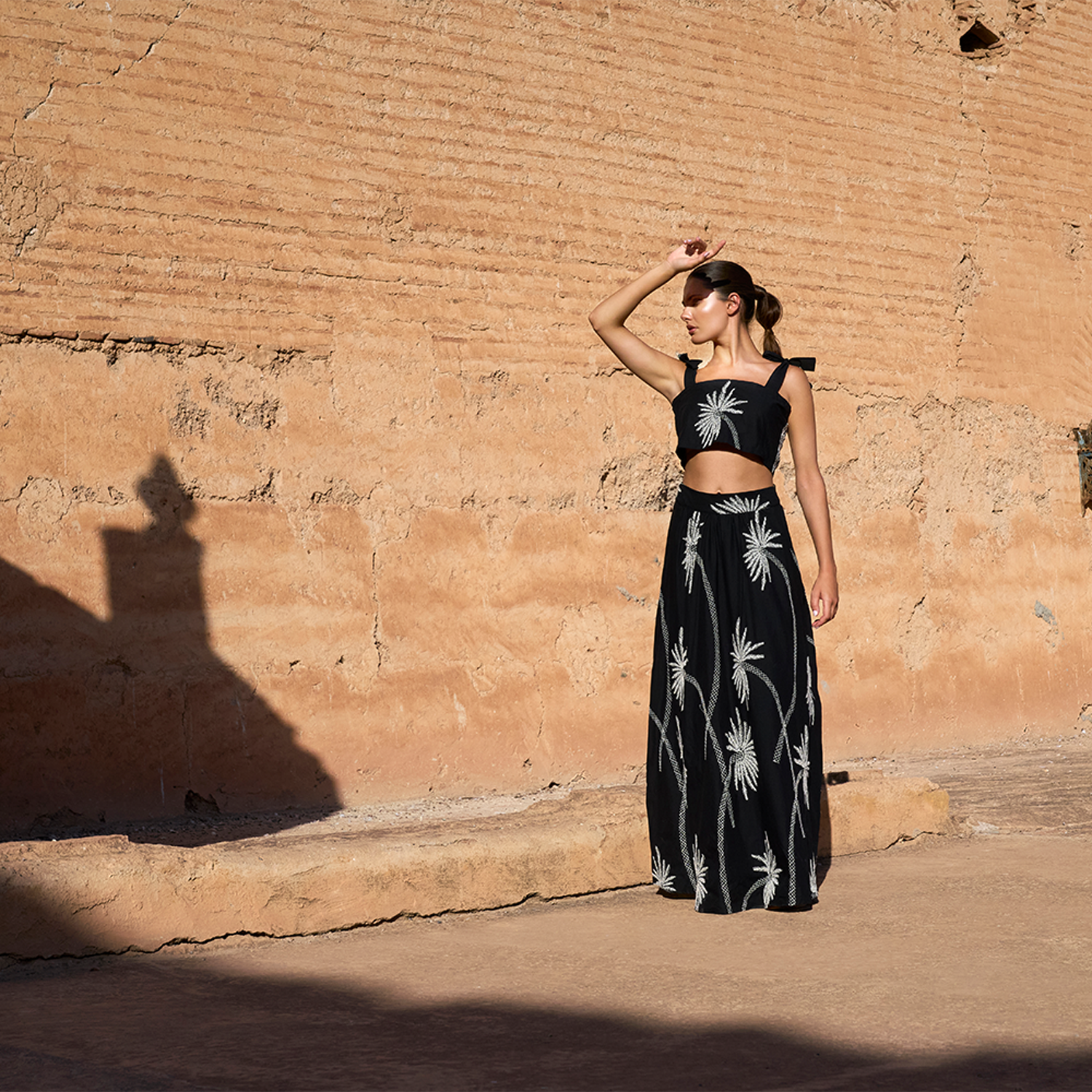 Maxi Skirt Sago Palm
