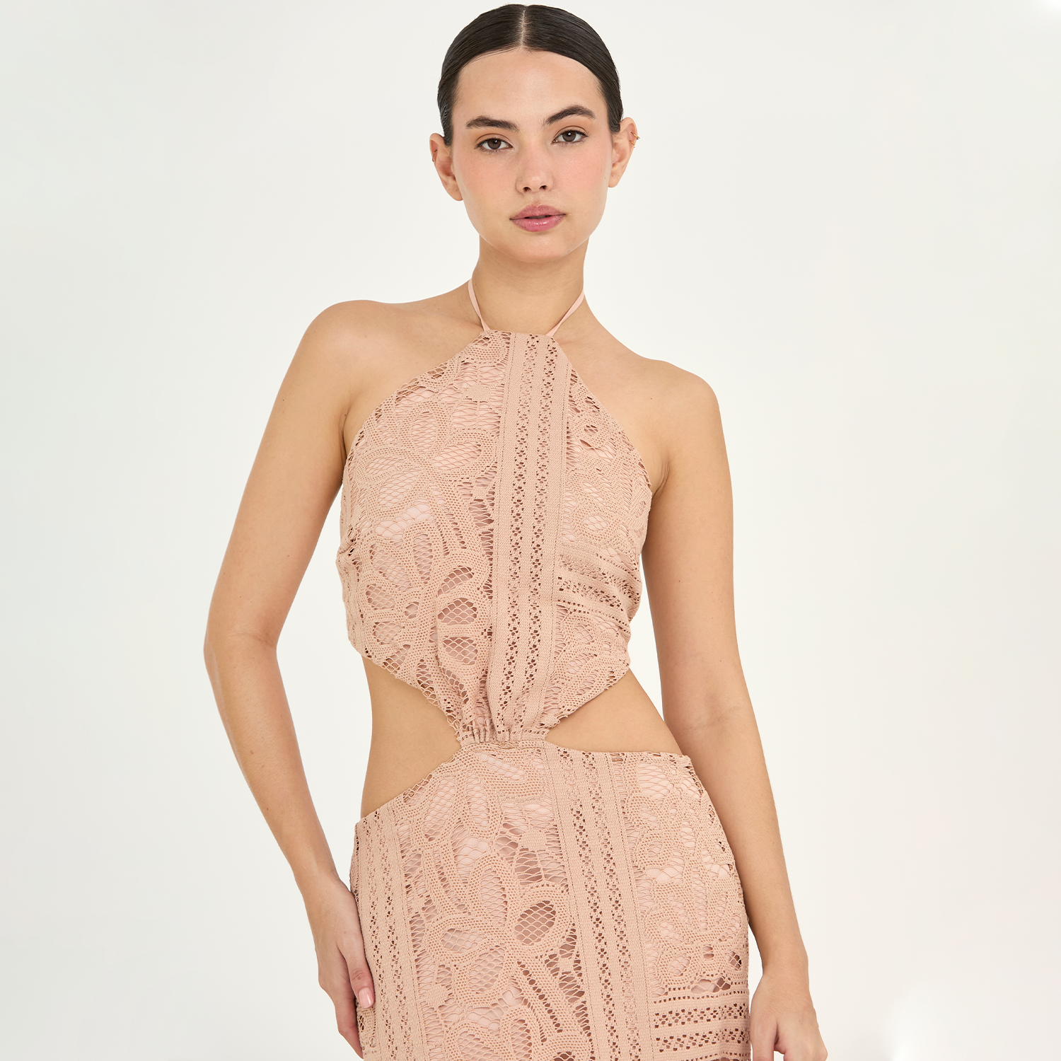 Long Dress Evening Sand