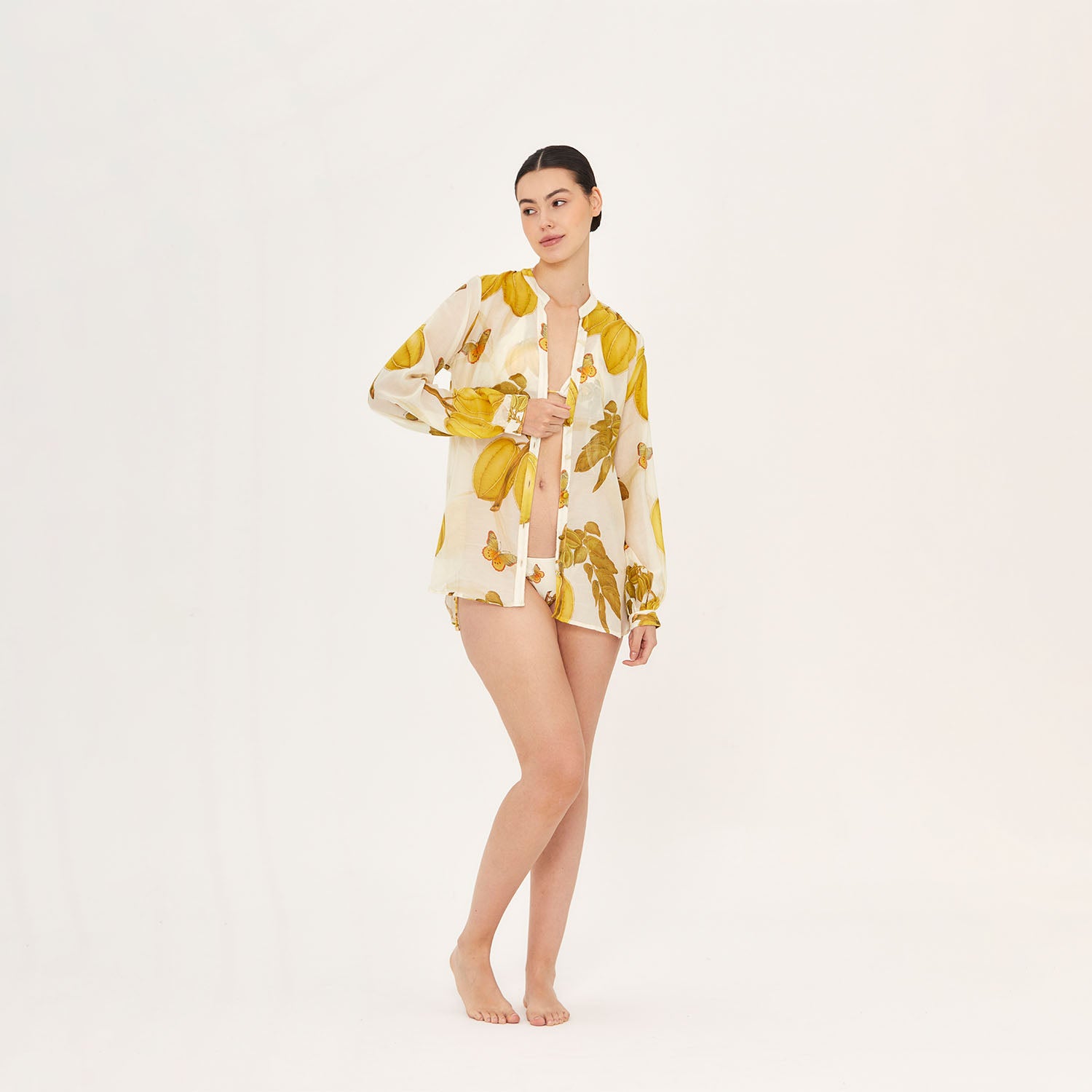 Shirt Fruits De Lest - Cotton Silk Chiffon