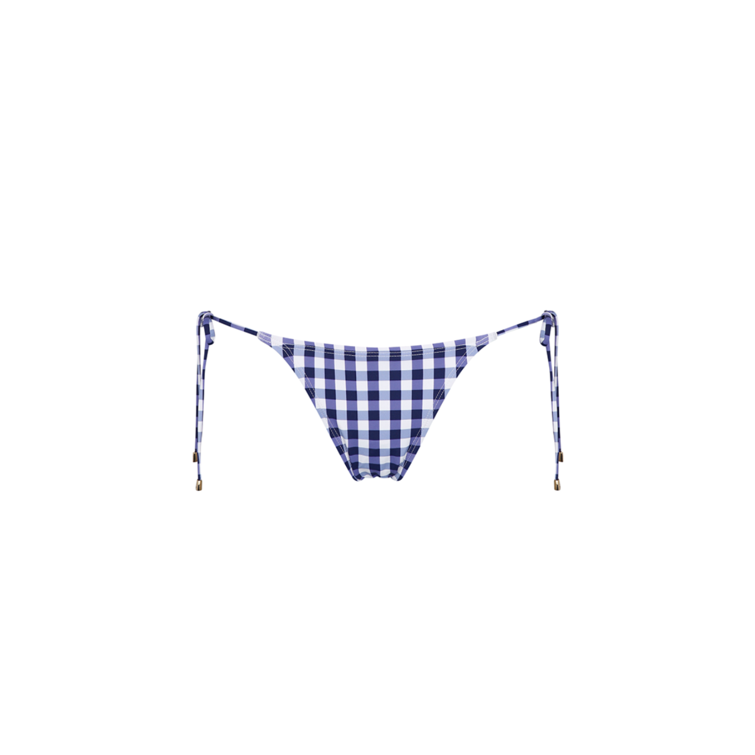 Side Tie Classic Bottom Vichy Blu