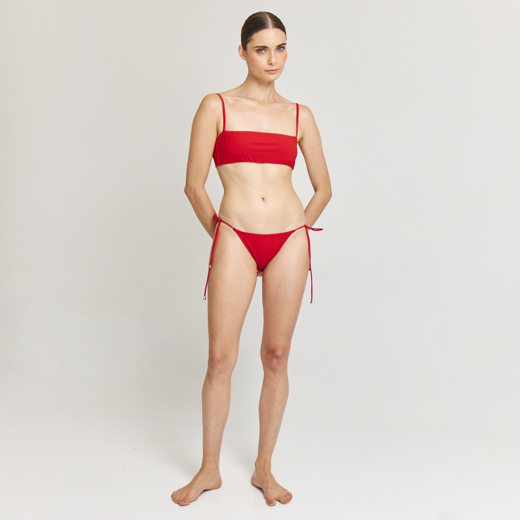 Side Tie Classic Bottom Classic Red