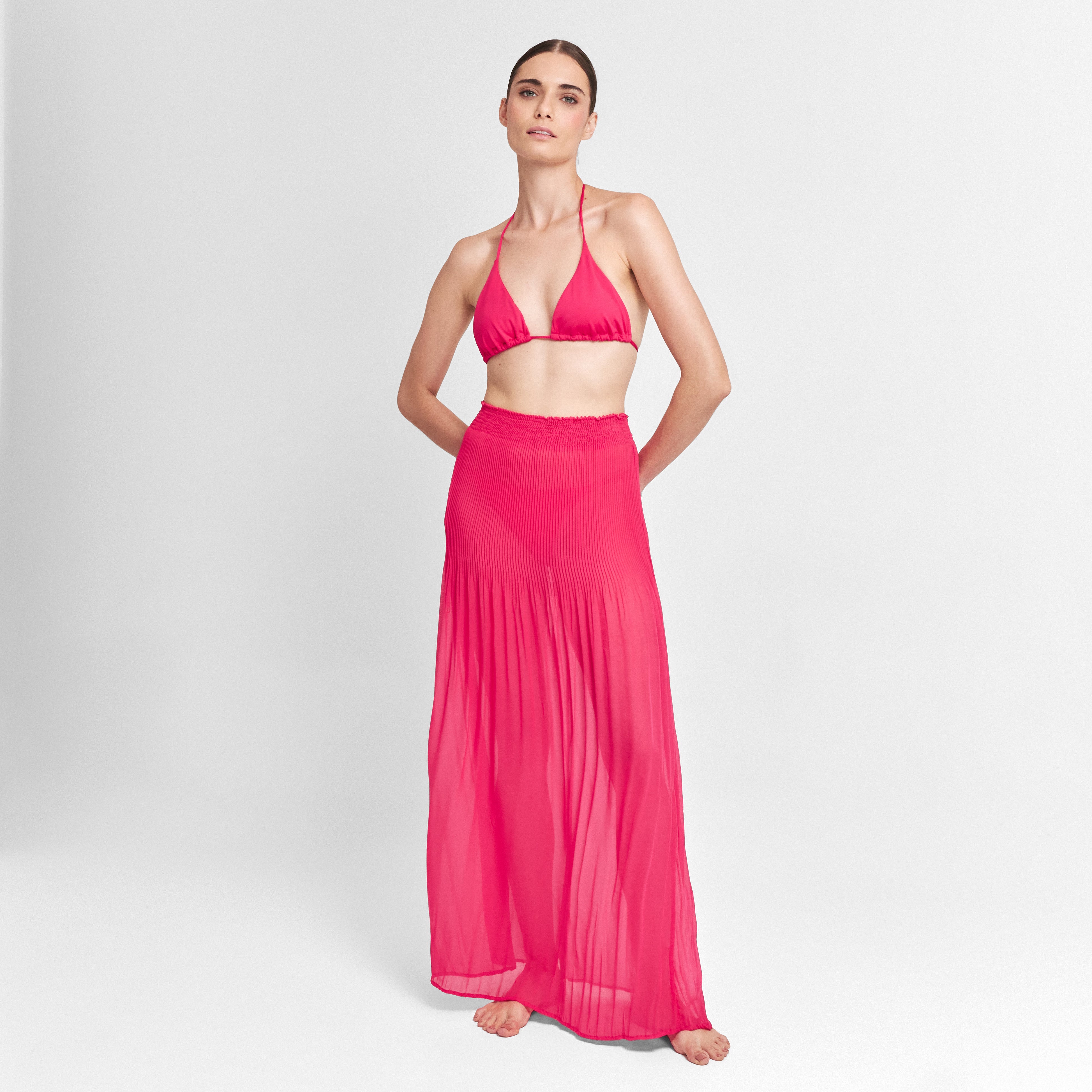 Maxi Skirt Fuchsia