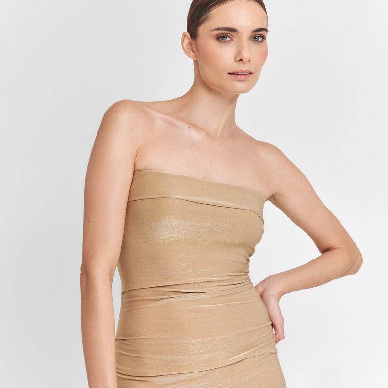 MIDI DRESS METALLIC PA DOREE 292