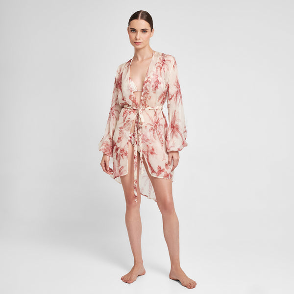 BLOUSE 100% SILK CHIFFON PROVENCE 430