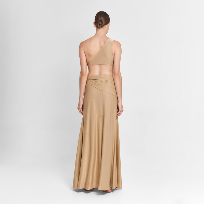 MAXI DRESS METALLIC PA DOREE 289