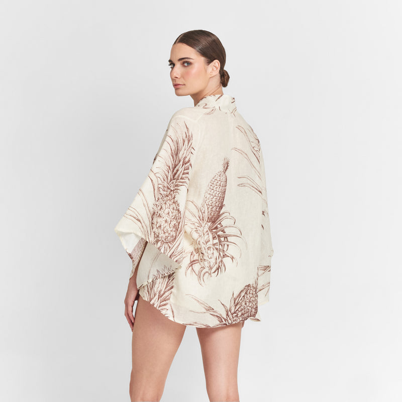 KIMONO 100% LINEN PIÑA 371