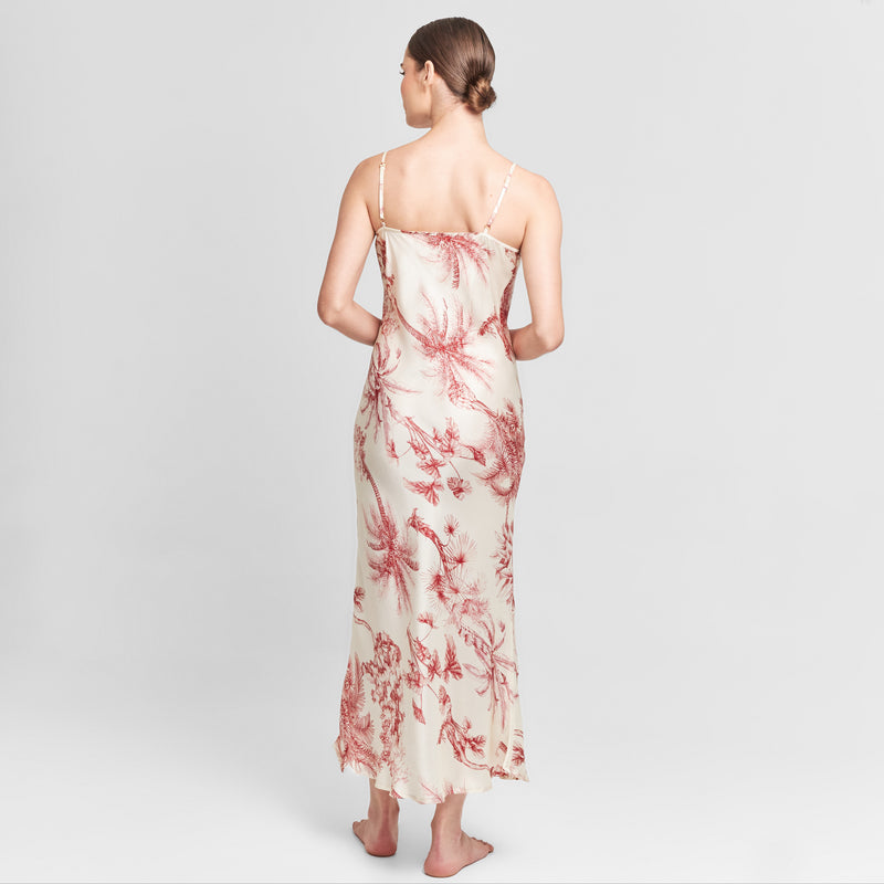 MIDI SLIP DRESS 100% SILK PROVENCE 297