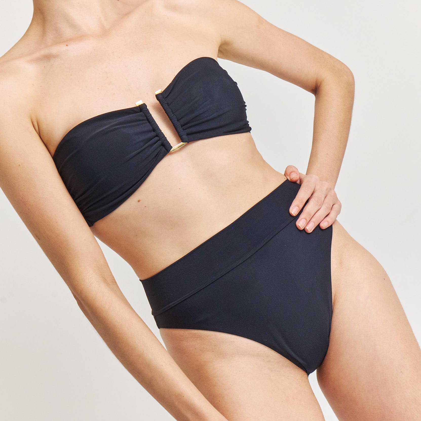 High Rise Bottom Black