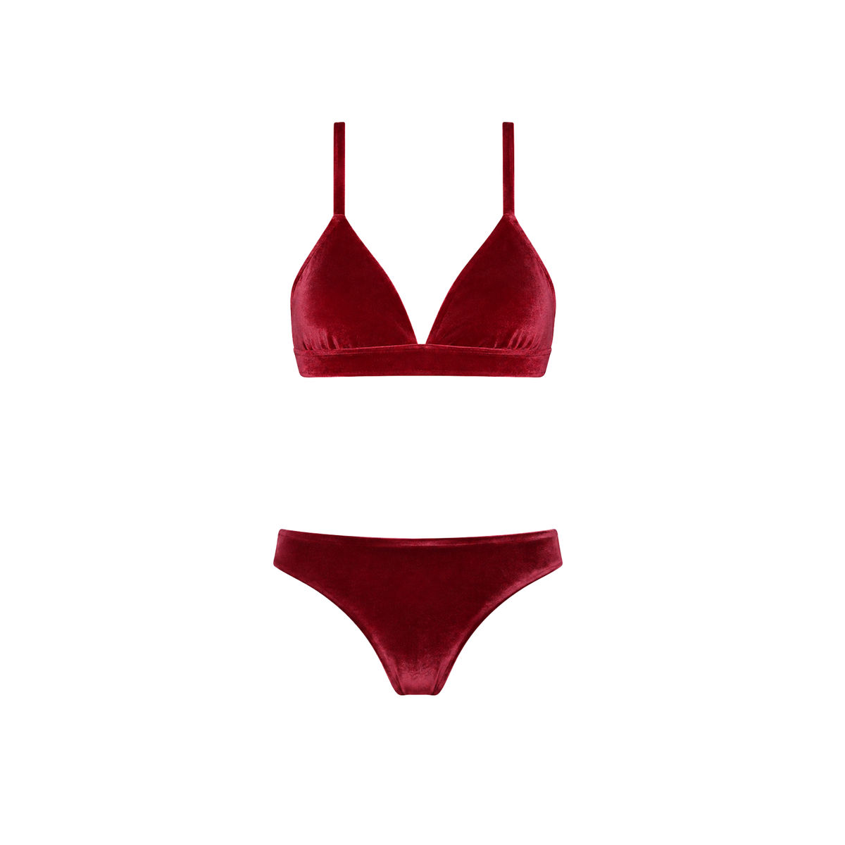 Fixed Triangle Top La Vie Rouge - Velour
