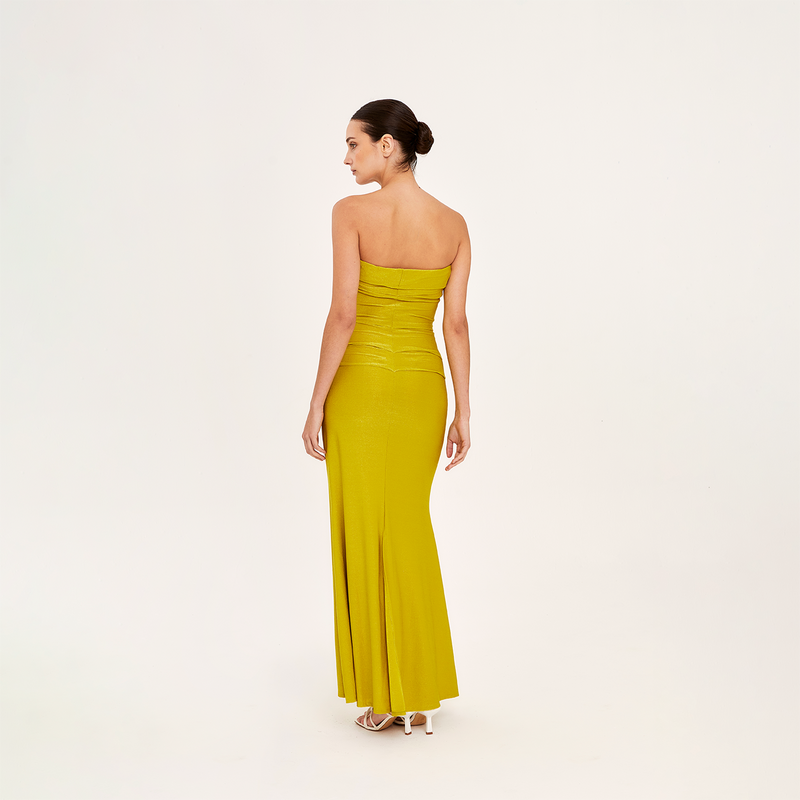 MIDI DRESS  LIME 292