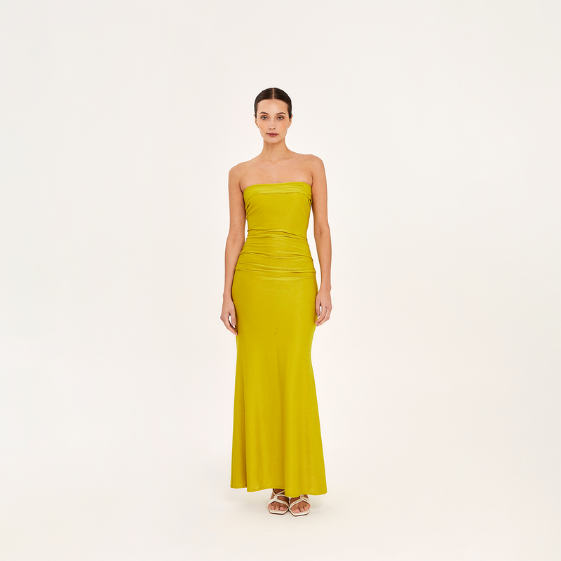 MIDI DRESS  LIME 292