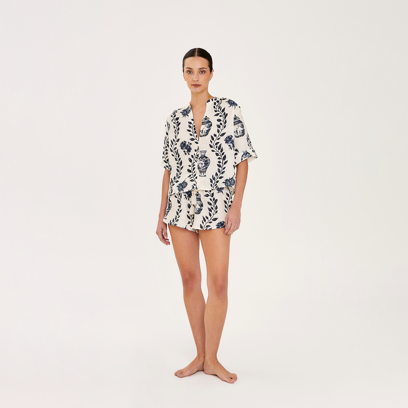 SHIRT 100% LINEN DYNASTIE 414