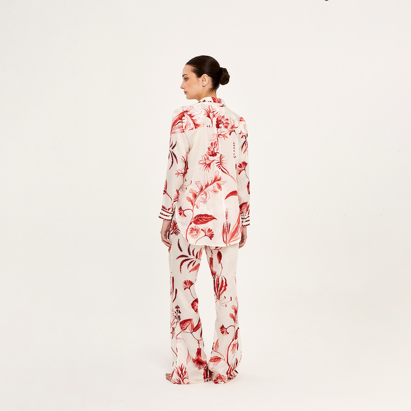 SHIRT COTTON SILK ROUGE 444