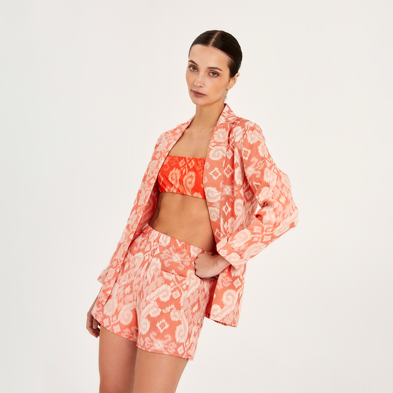 SHORT 100% COTTON ORANGERS 454C