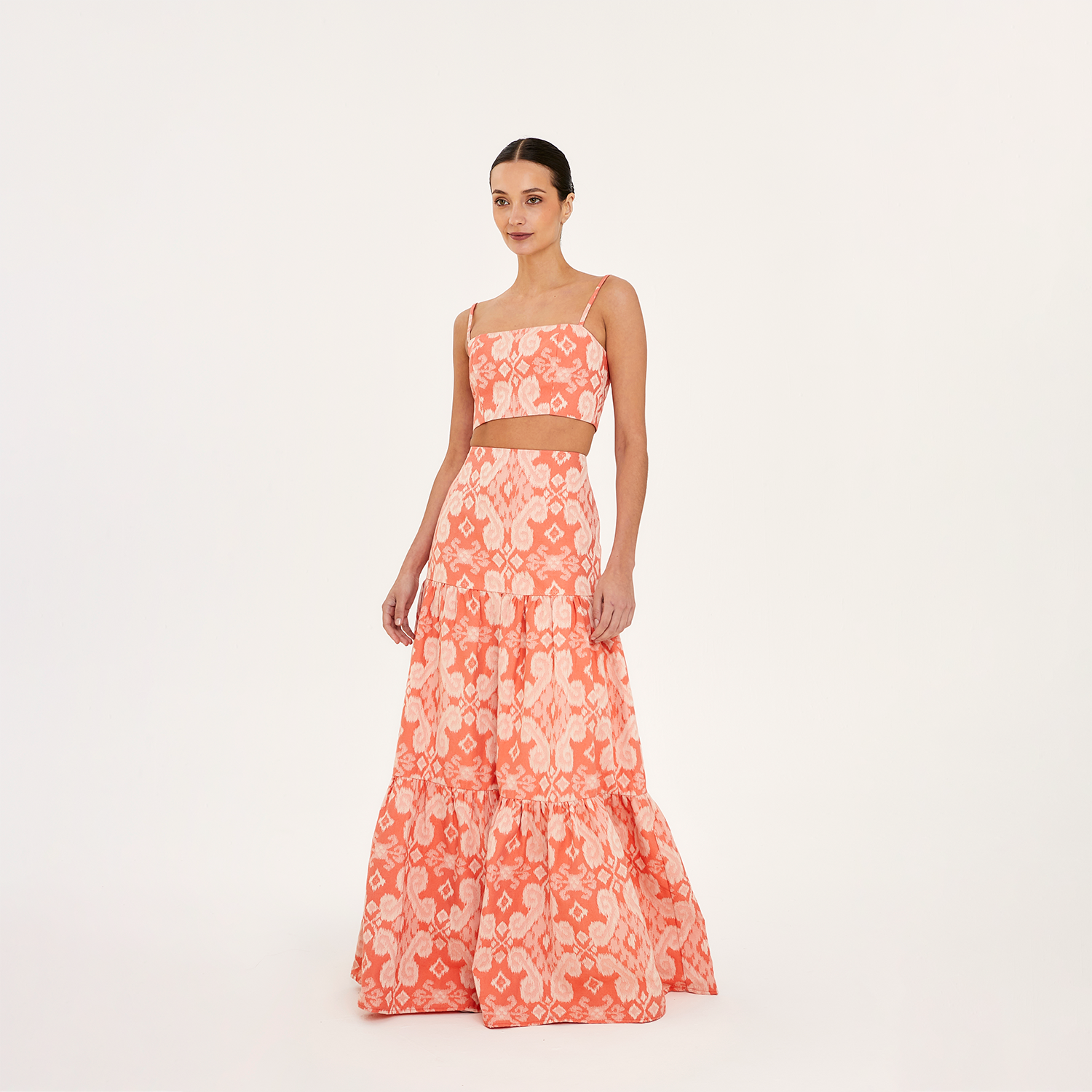 Set Bustier & Maxi Skirt Orangers