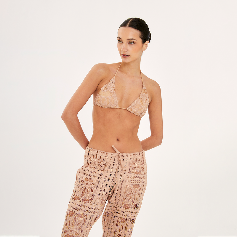 PANTS COTTON PA SAND 496