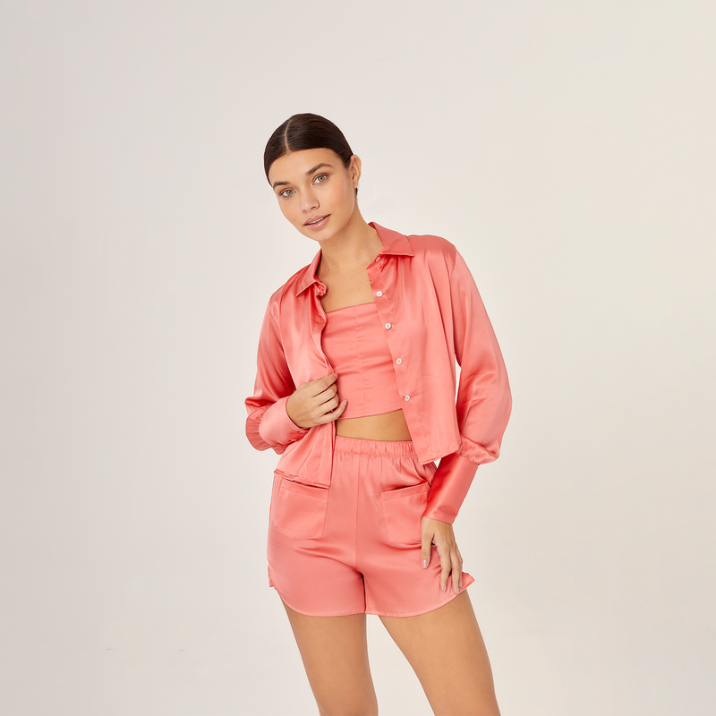 SHIRT SILK ELASTANE BARBIE 447
