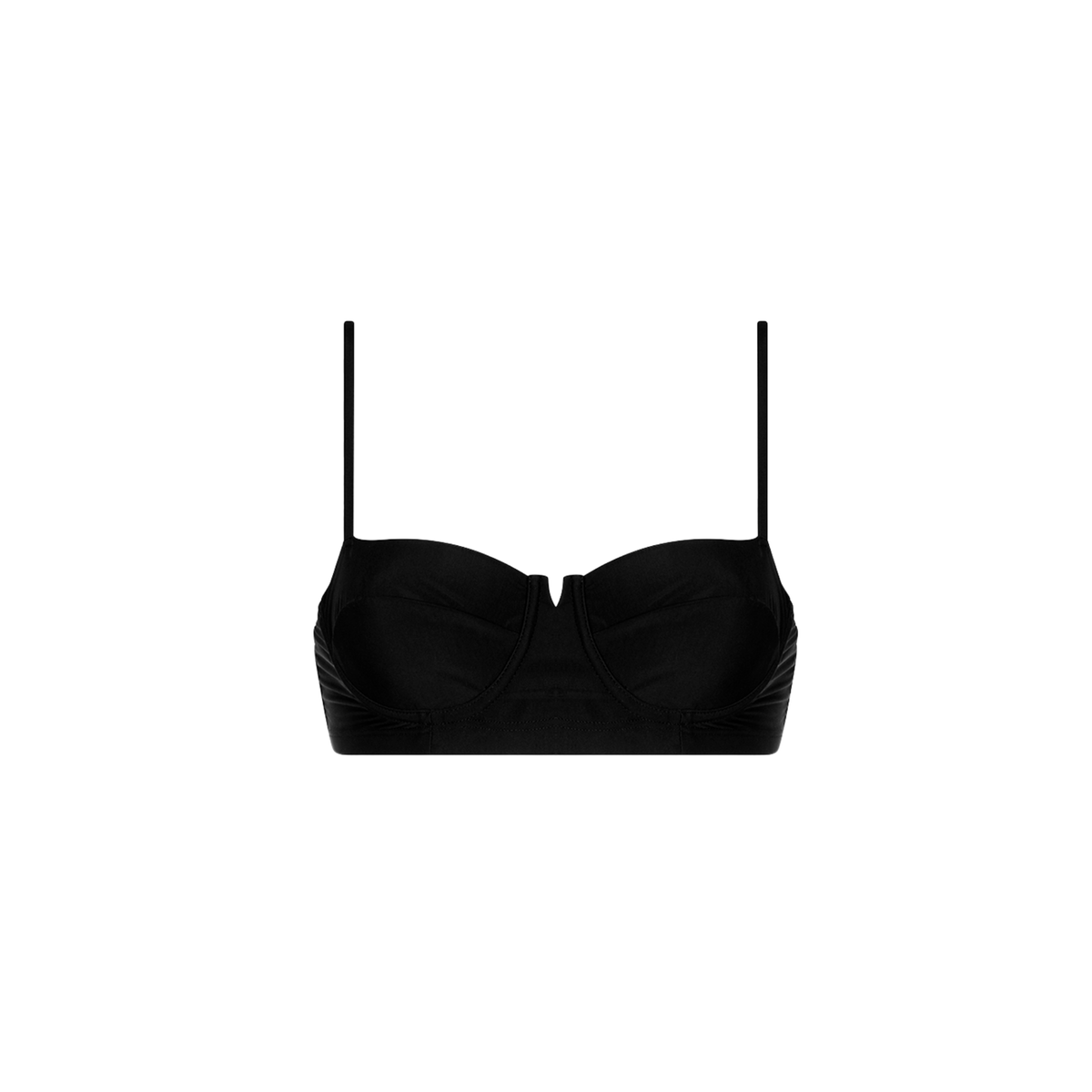 Short Bustier Top Black