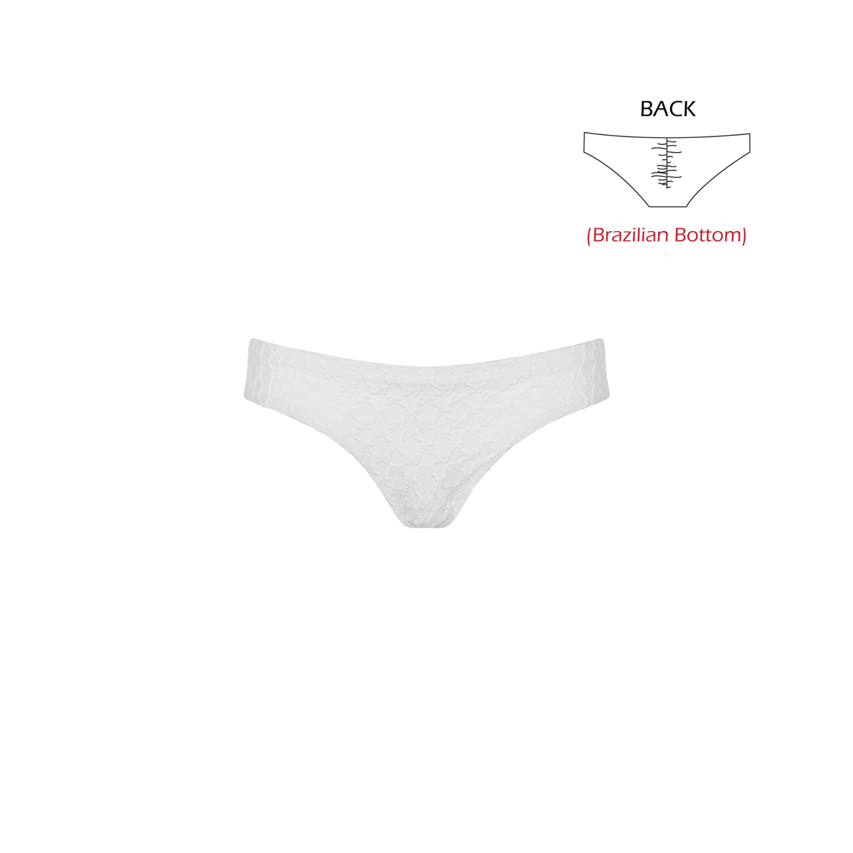 Hipster Bottom Paradis Blanc