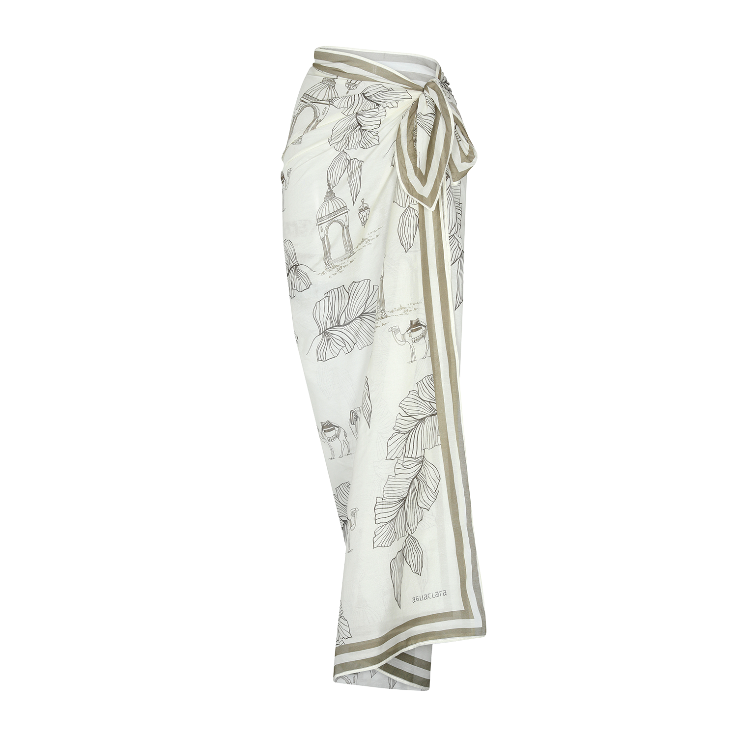 Pareo / Scarf Camel Toile