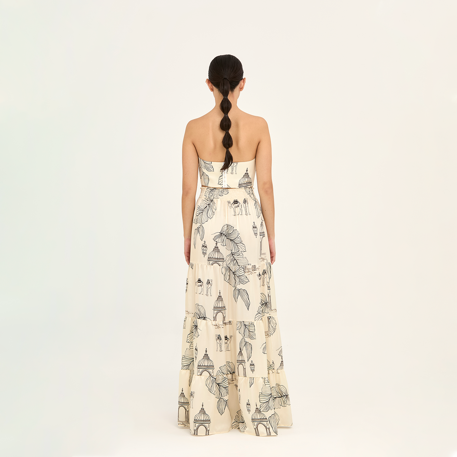 Maxi Skirt Camel Toile