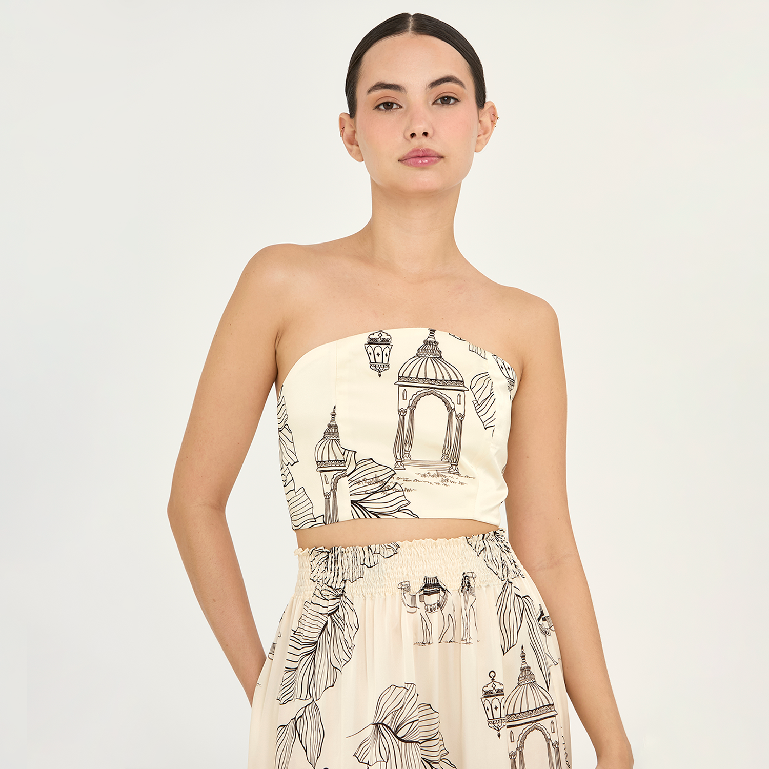 Set Bustier Top & Maxi Skirt