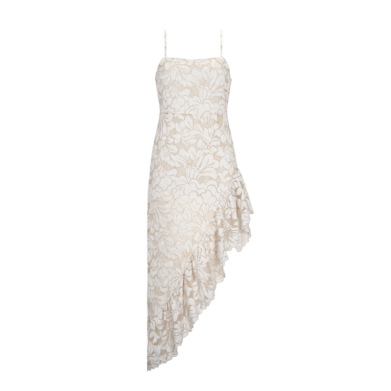 MIDI DRESS COTTON PA CREME 232