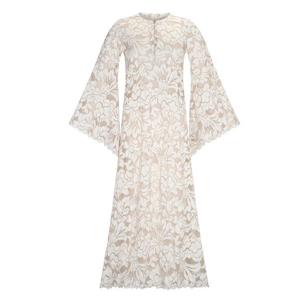 LONG TUNIC COTTON PA CREME 385