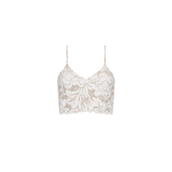 CAMISOLE CROP COTTON PA CREME 403