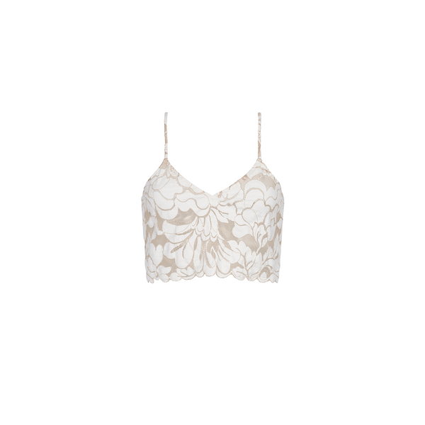 CAMISOLE CROP COTTON PA CREME 403