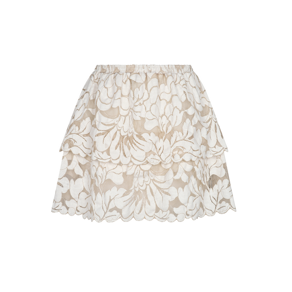 MINI SKIRT COTTON PA CREME 506
