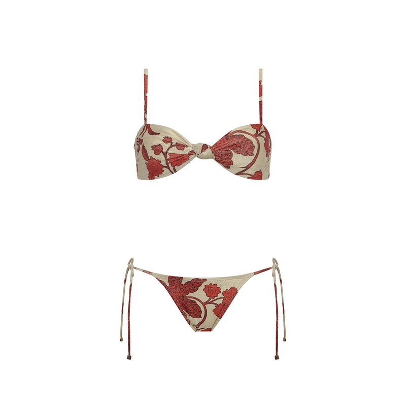 SIDE TIE BOTTOM DAHLIA 12
