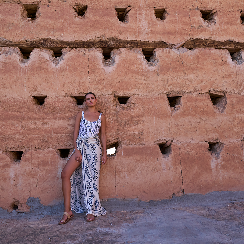 PAREO / SCARF SILK VISCOSE DYNASTIE 500