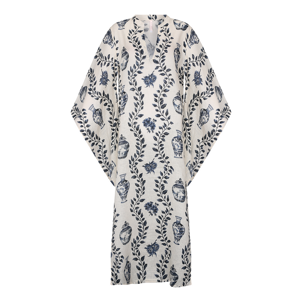 LONG KAFTAN 100% LINEN DYNASTIE 351