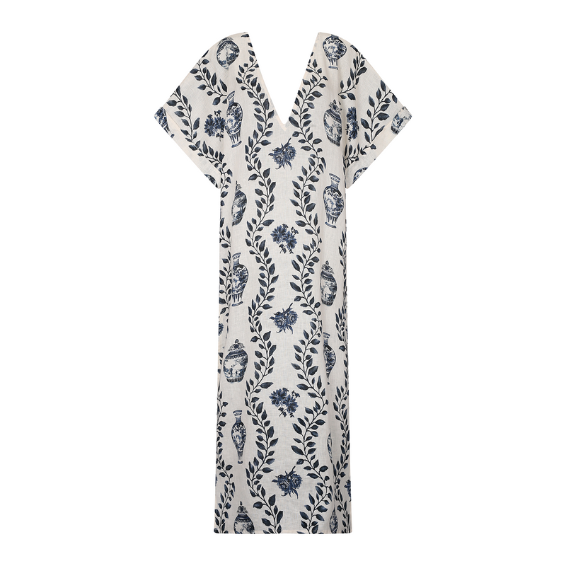 LONG TUNIC 100% LINEN DYNASTIE 390