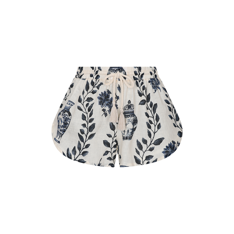 SHORT 100% LINEN DYNASTIE 452 LI