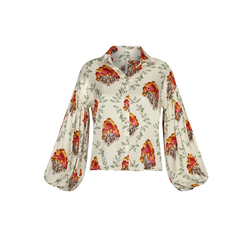 SHIRT SILK VISCOSE VIA FLORA 448